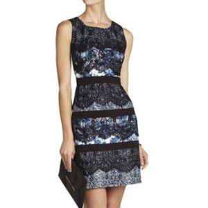 BCBGMaxAzria | Makenna Sleeveless Lace and Print D